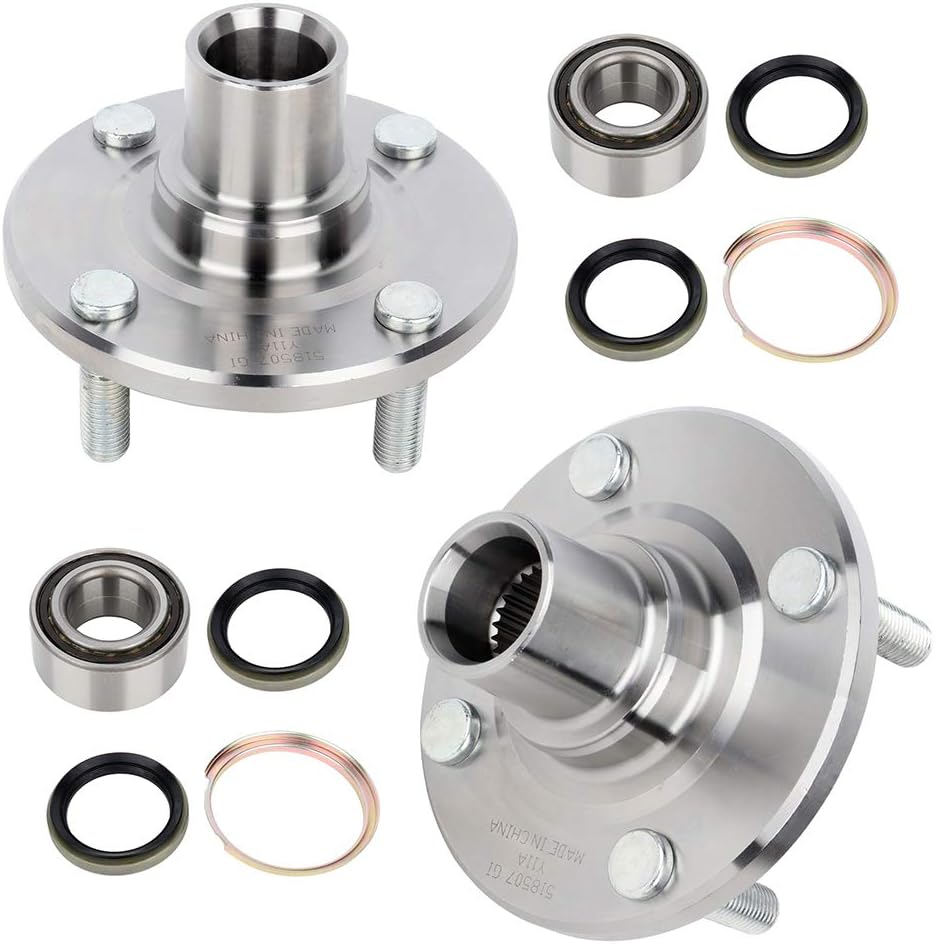 OCPTY Front Wheel Bearing and Hub Assembly Premium 518507 1998-2002 for Chevrolet Prizm Non-ABS Models, 1993-1997 for Geo Prizm Non-ABS Models, 1988-2002 for Toyota Corolla Non-ABS Models