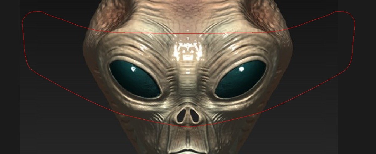 Alien Visor Tint Decal Graphic Sticker Helmet Fits: Icon Shoei Bell HJC Scorpion AGV V2 (V49 Alien)