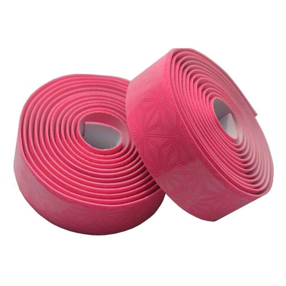 Nastro Manubrio Bici Corsa,Nastro per Manubrio Bic 2.1M PU Road Bike del nastro del manubrio in pelle antiscivolo Grips bicicletta Cork manubrio Nastro adesivo Bar Spine Mountain cinghia cinghie