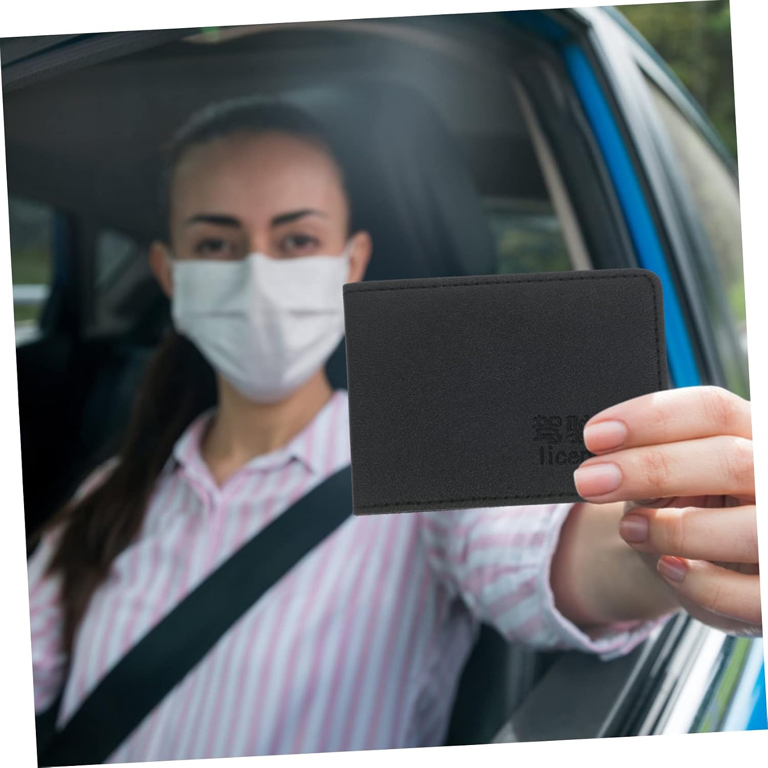 jojofuny 5Pcs PU Leather Driver License Holder Multi-Cards Slots Car Document Organizer for Men and Women Credit Card Wallet Insurance Card Sleeve Sturdy and Foldable