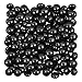 Artisan Supply Black Glass Gems 1 Lbs. — Fills 1 1/4 Cups Vol. —Non-Toxic Lead Free Vase Filler, Table Scatter, Aquarium Fillers — Beautiful, Smooth, Fun, Vibrant Colors Crafted in The USA