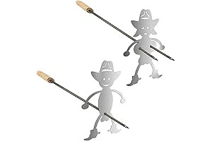 RICHERI 2 Sets of Hot Dog & Marshmallow Roasting Sticks