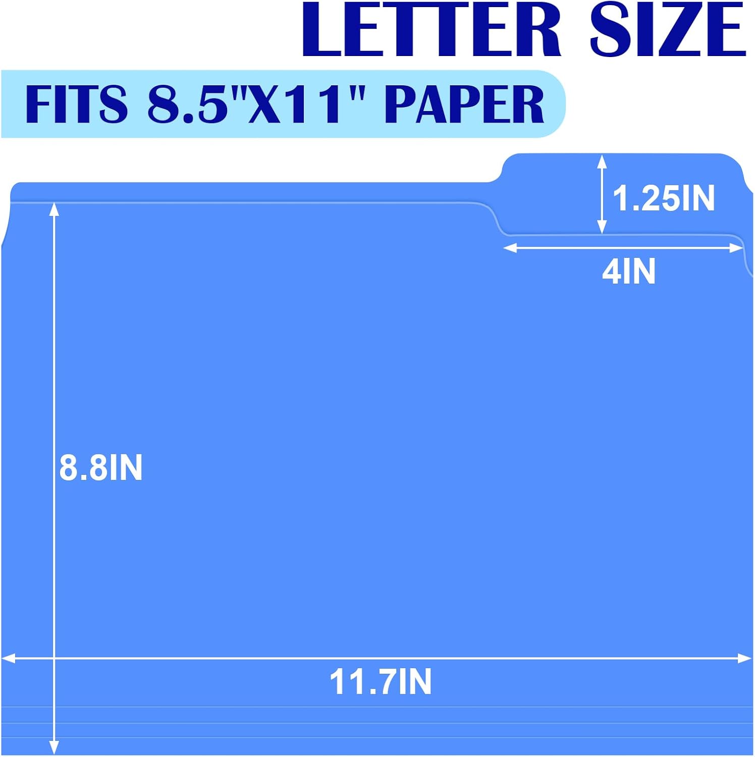 TUXIYA 252 Pack Colored File Folders,21 Colors File Folders Letter Size Manilla Folders 8.5 x 11,1/3 Cut Tab Filing Folders for Office School Business Documents Files Paper