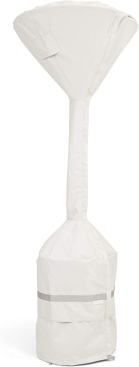 Covermates Patio Heater Cover - Premium Polyester, Weather Resistant, Water Resistant Zipper, Grill and Heating, 35DIAMETER x 87H, Stone