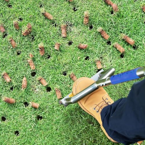 Manual Push Core Aerator with 3 Tines