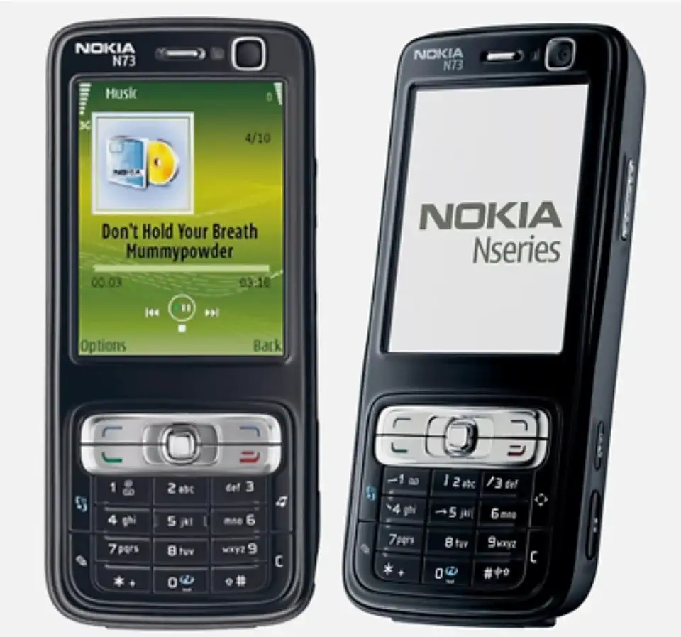 N73 (42MB، الجيل الثالث، اسود)، شريحة واحدة