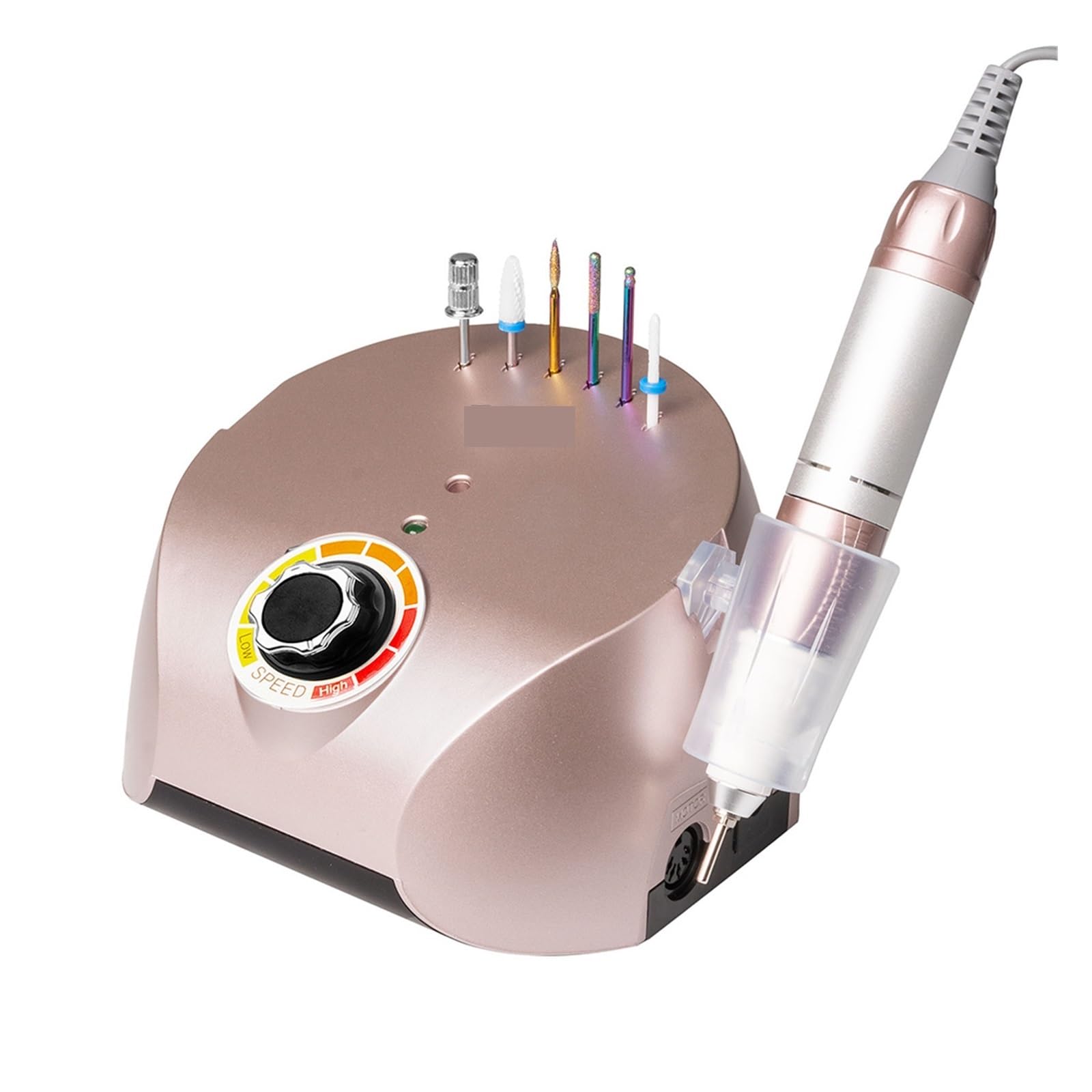 Profesjonalna Elektryczna Polerka Do Paznokci, Frezarka Manicure, Wiertarka Pedicure Art Device ,Niskie wibracje(ROSE GOLD)