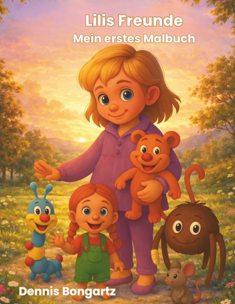 Lilis Freunde – Mein erstes Malbuch: Ein liebevolles Ausmalbuch für Kinder von 3–6 Jahren