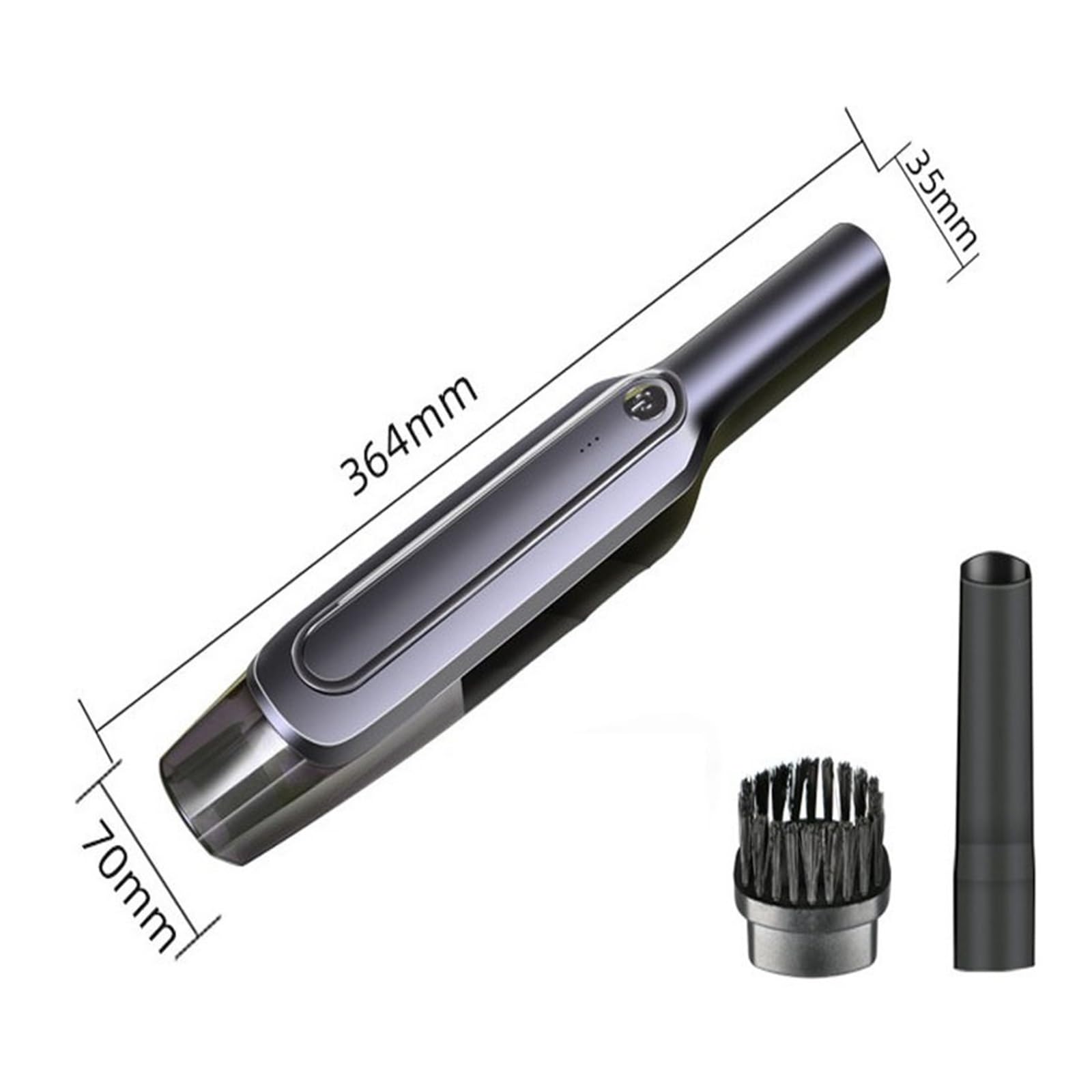 Aspirapolvere Portatile For Auto Con Cavo/senza Fili USB Opzionale For Forte Aspirazione Pulizia Facile Veloce Vari Scenari(Wired)