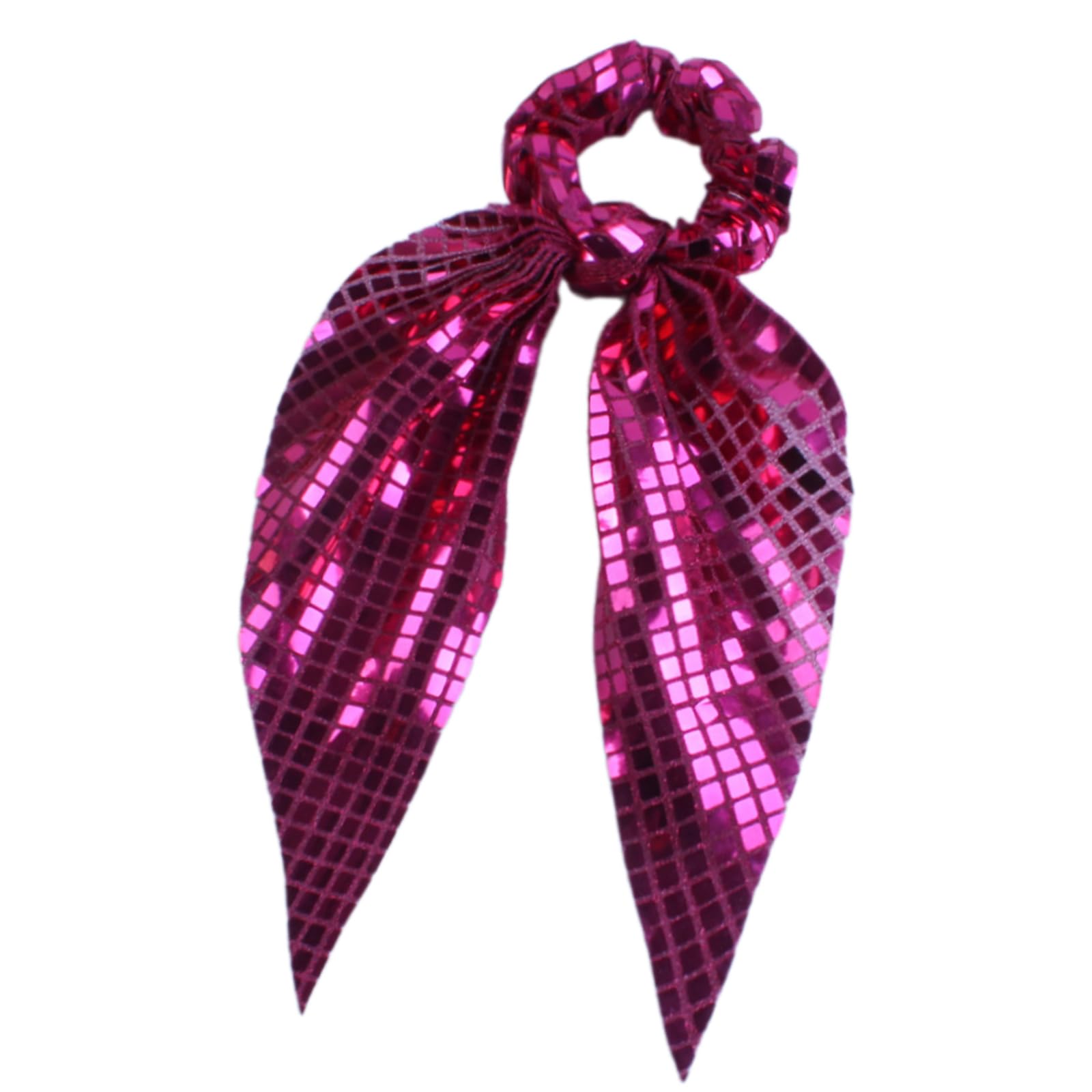 Fentency Sparkling Sequined Hair Scrunchie for Women and Teens Fashion Hairstyling Hair Tie for Parties and Daily Wear