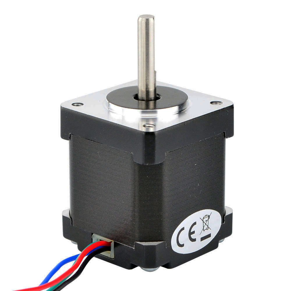 STEPPERONLINE Moteur pas à pas Nema 14 - 1,8 deg - Bipolaire - 0,5 A - 23 Ncm - 35 x 42 mm - 4 fils - Imprimante 3D