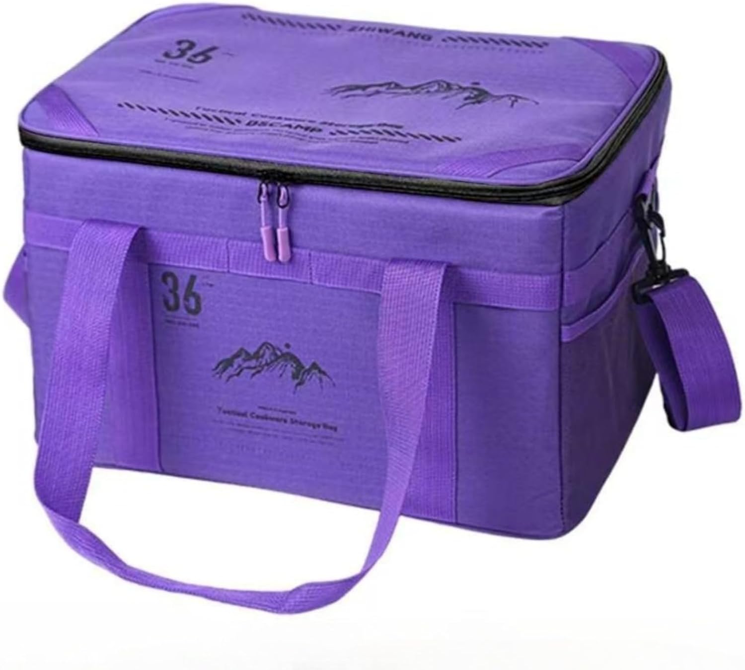 Camping Gear Storage Bag with Removable Table (purple,Without Table)