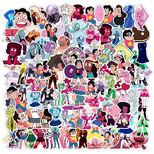 ZHIDAO 100PCS Cartoon Stickers Aesthetic Vinyl Waterproof Stickers for Kids Girls Teens and Adults Decal Decor for Water Bottle Laptop Skateboard Scrapbook Hydroflask Guitar