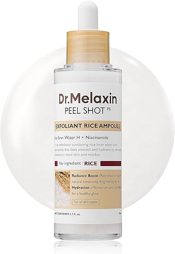 Dr.Melaxin Peel Shot Glow White Rice Peeling Ampoule,…