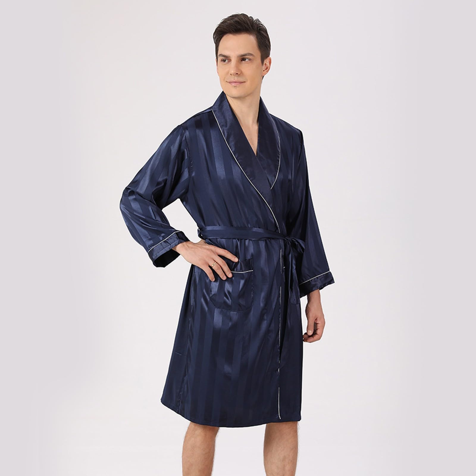 Generico Accappatoio Uomo Microfibra, Accappatoio Unisex Adulto Bicolor con Cappuccio,Accappatoi Uomo Donna Morbidi Puro Cotone Accappatoio Uomo E Donna Coppia per Viaggio Piscina Palestra Morbido