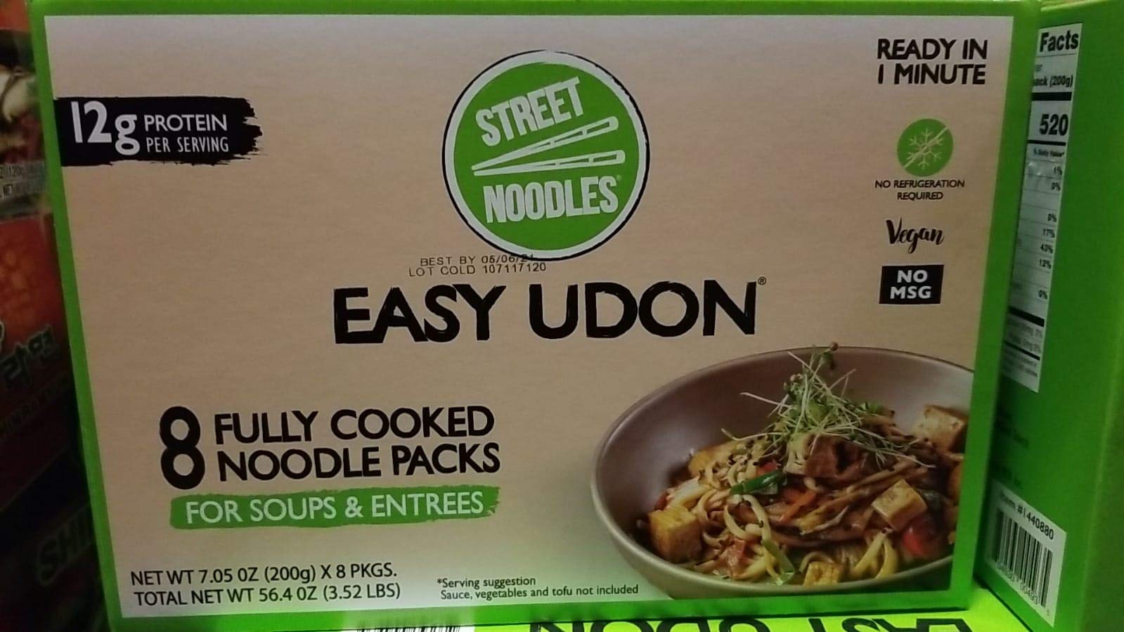 Buy Street Noodles Easy Udon 8 Fully Cooked Noodle Packs for Soups