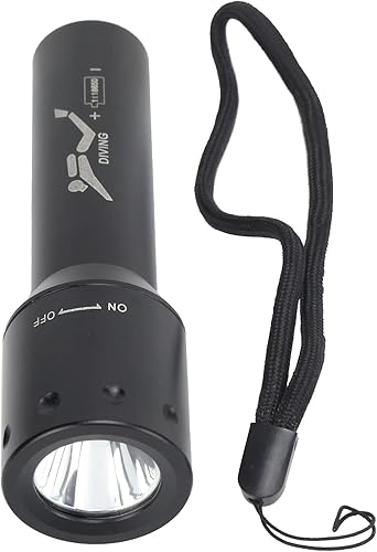 Miniatura 2 de Linterna de buceo Linterna de buceo Linterna de alto sellado resistente al agua Antorcha Anticolisión para cueva submarina de aguas profundas en el