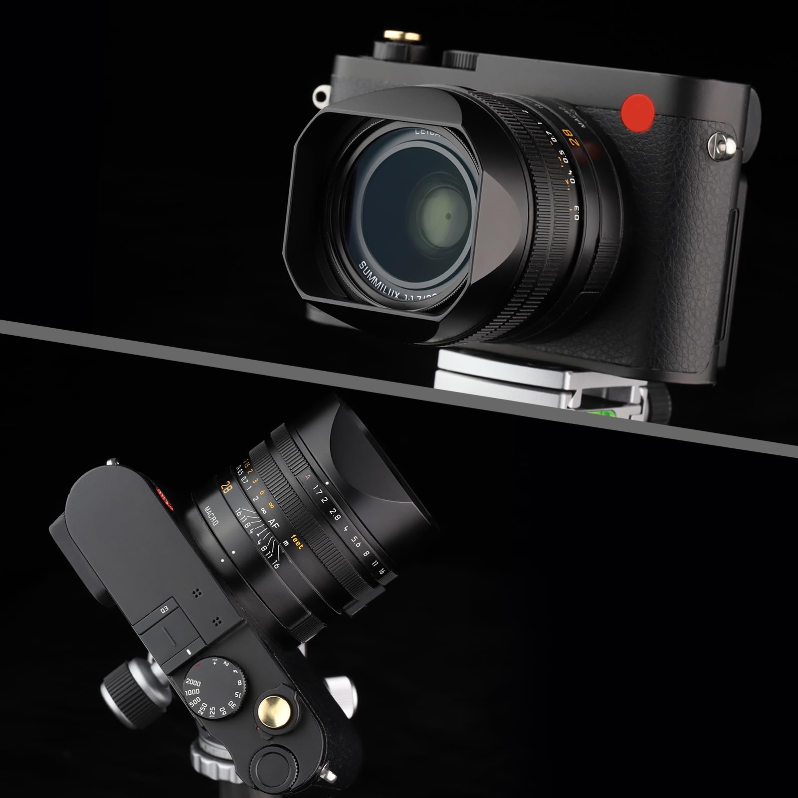 Amazon.com : Haoge Metal Square Lens Hood for Leica Q3 Q3-43