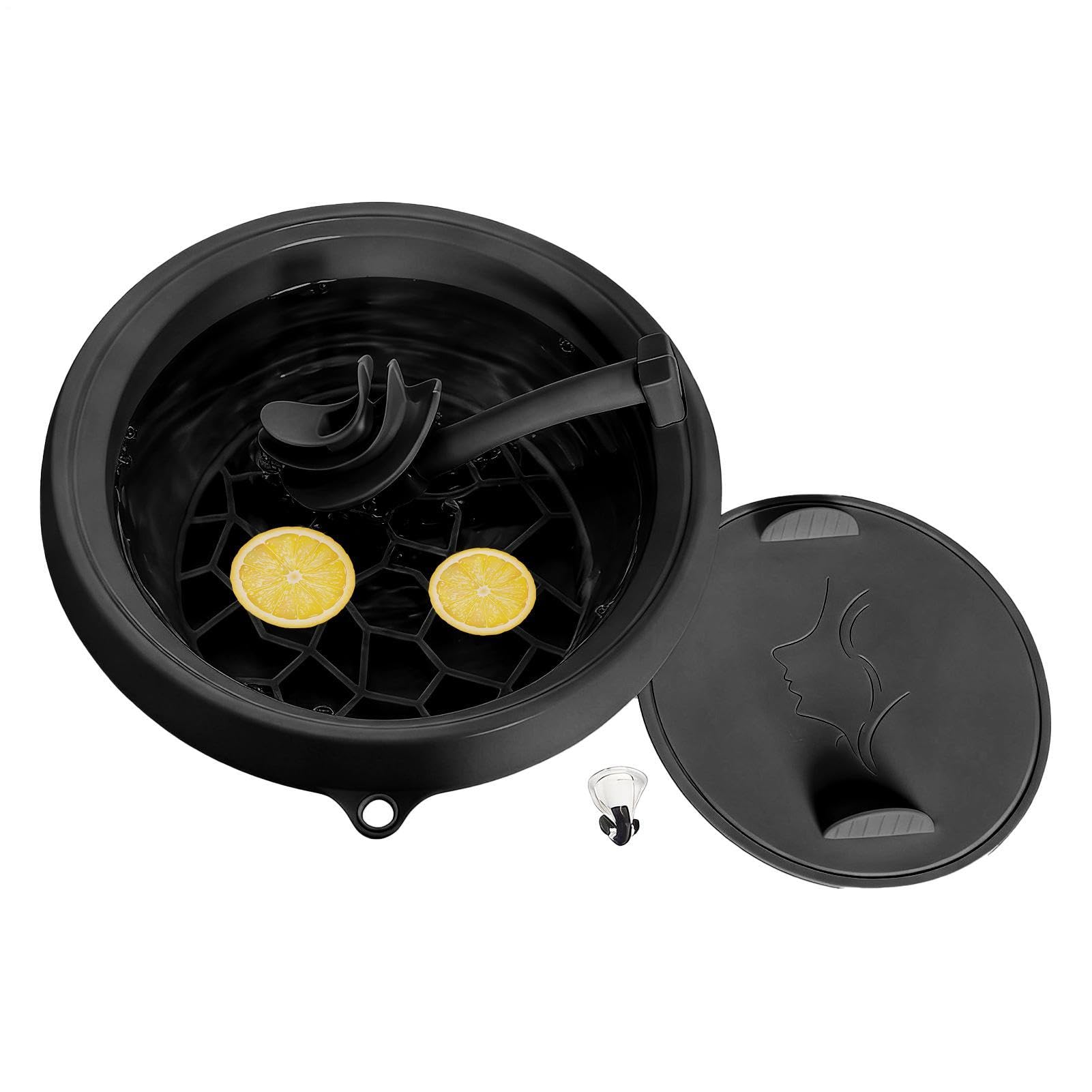 Bol à glaçons visage silicone, récipient pliable esthétique, outils de soin pour massage froid