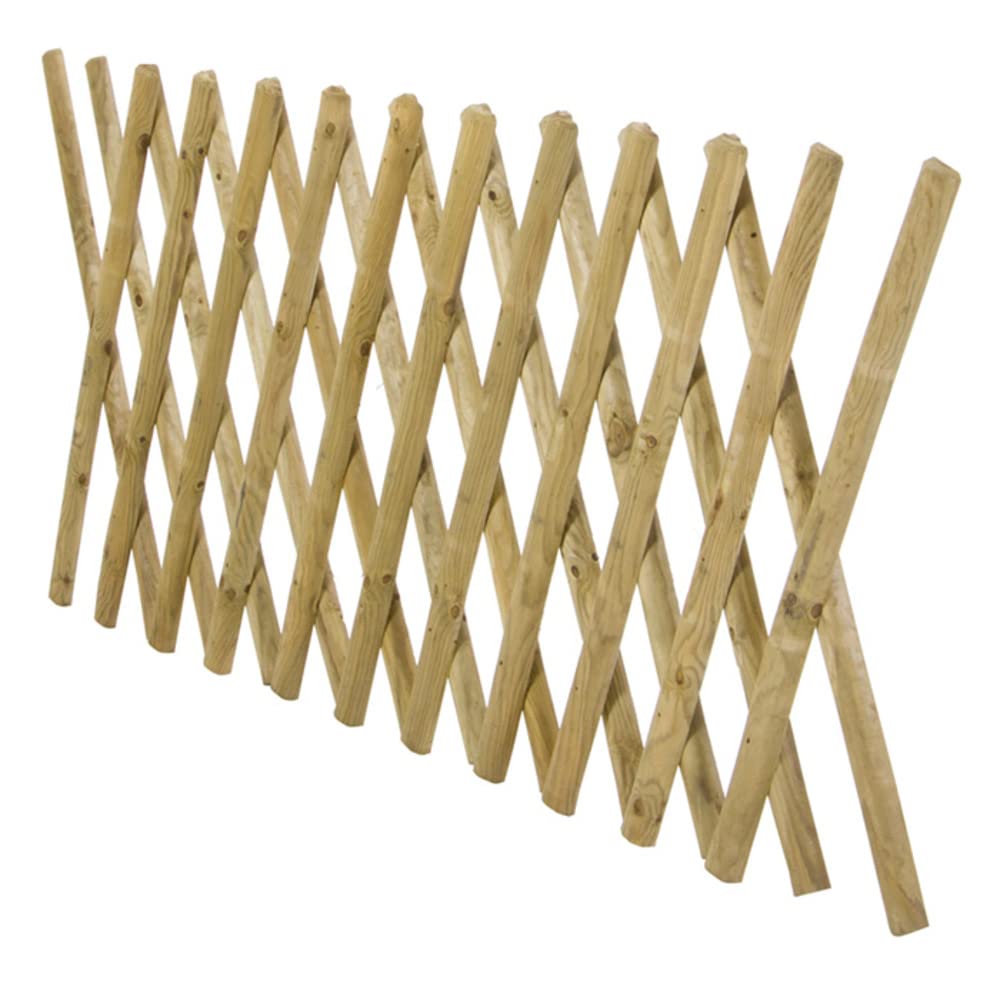 VERDELOOK Recinzione Estensibile in Legno 250x100 cm, Anche per Decorazione e arredo Giardino