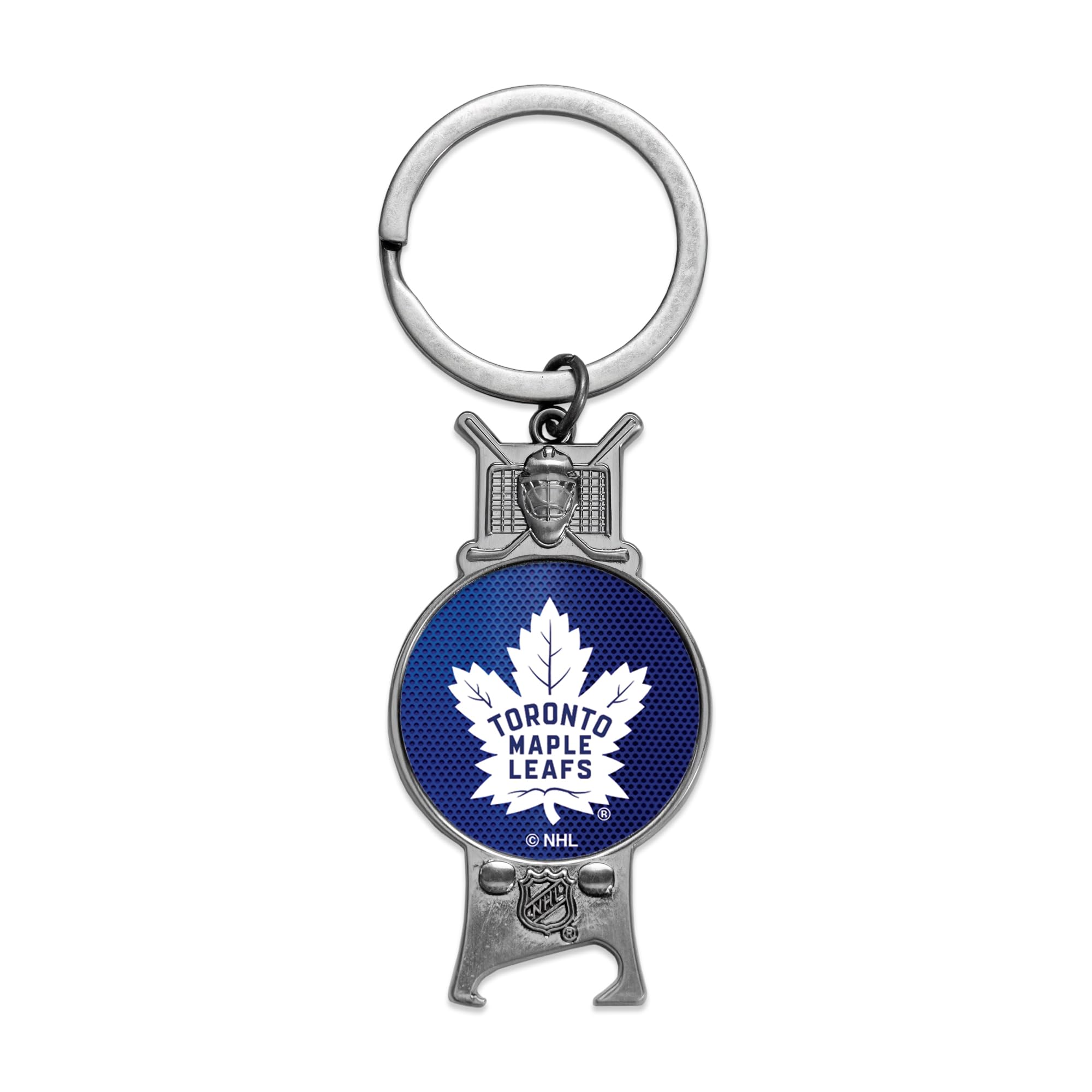 Rico Industries NHL Hockey Toronto Maple Leafs Sculpted Bottle Opener Keychain -Great Gift Item