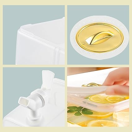 MG Enterprise Refrigerator Beverage Dispenser with Spigot Drink Dispenser for Home Bar S