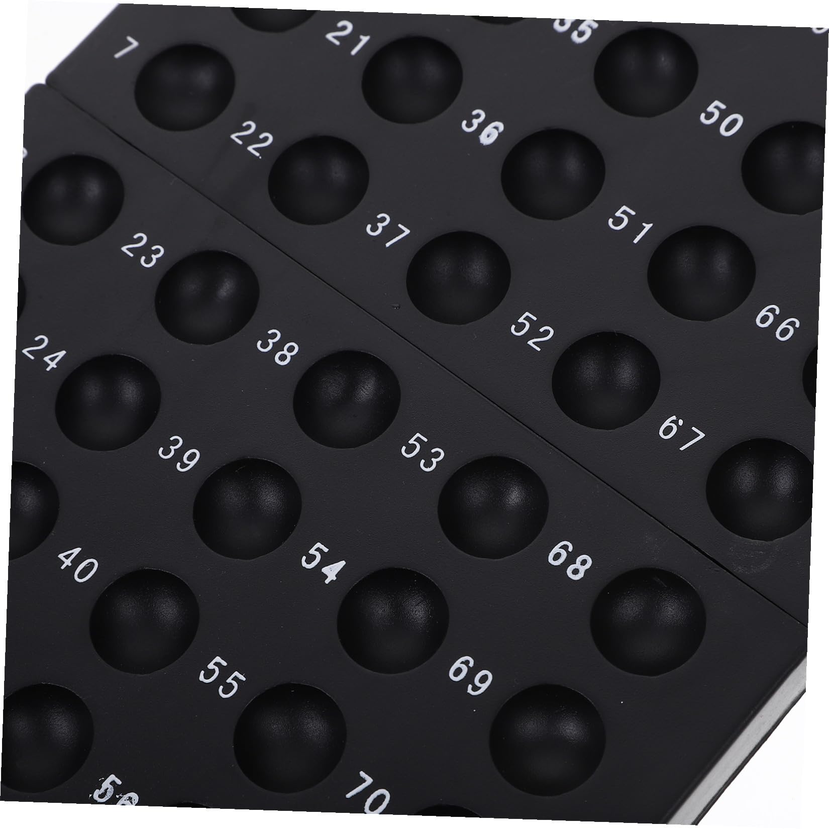 Jeu de Loterie de Table Manuel Bingo Noir en Fer, Ensemble 1 Pièce