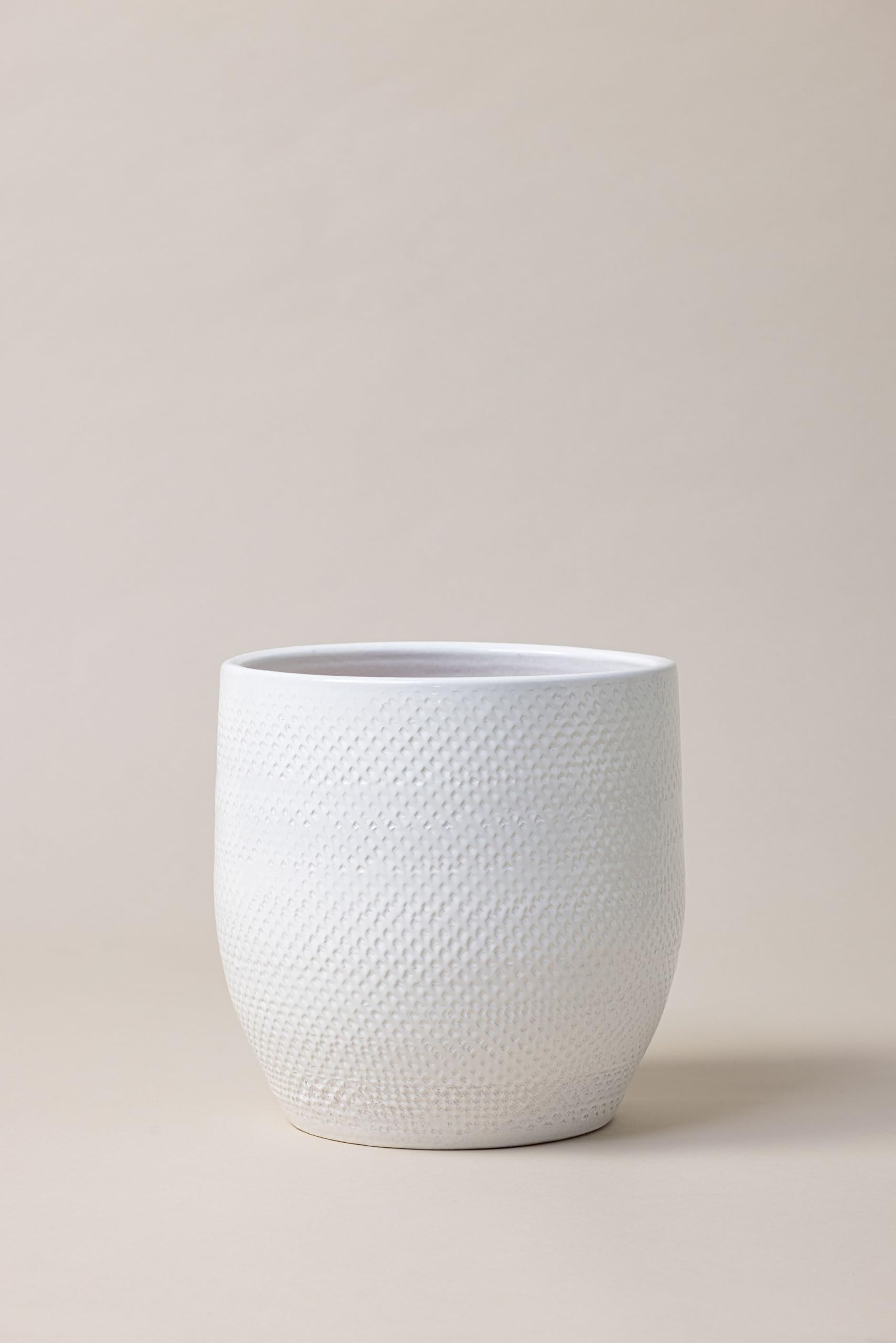 CACHE POT SUR PIED TERRACOTTA MIKO D.20X25CM