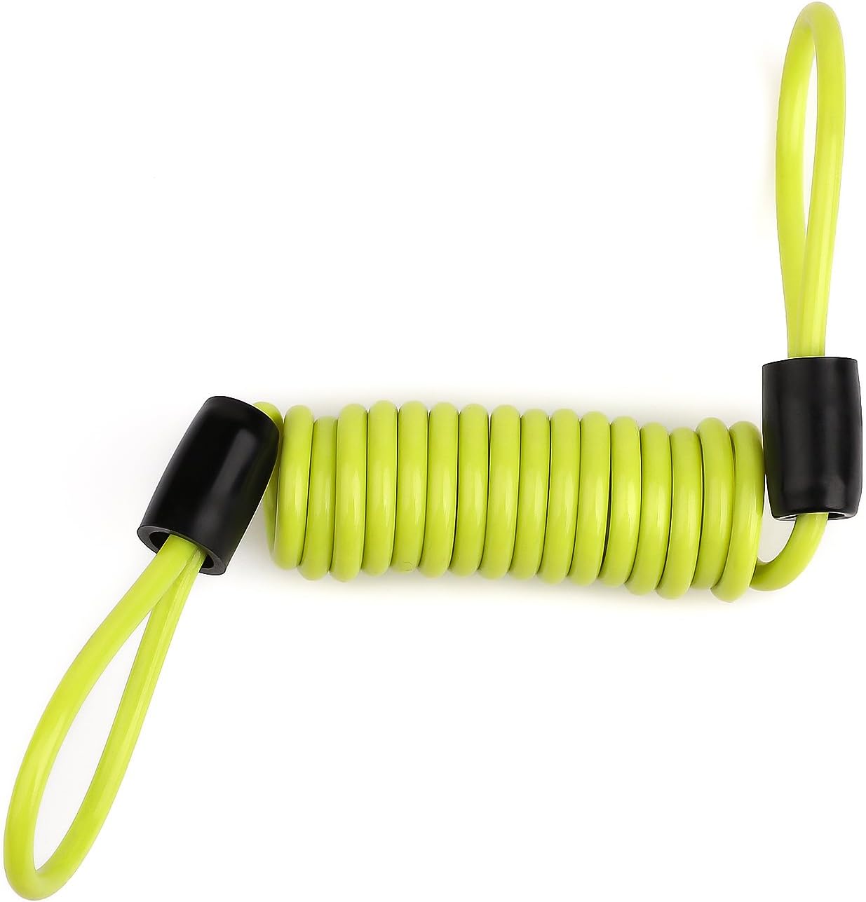 YJS Disc Lock Reminder Cable Bike Motorcycle Alarm Safety Lanyard Spring Coil Wire SPC001