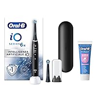 Oral-B Spazzolino Elettrico Ricaricabile iO 6N Nero, 1 Spazzolino Elettrico