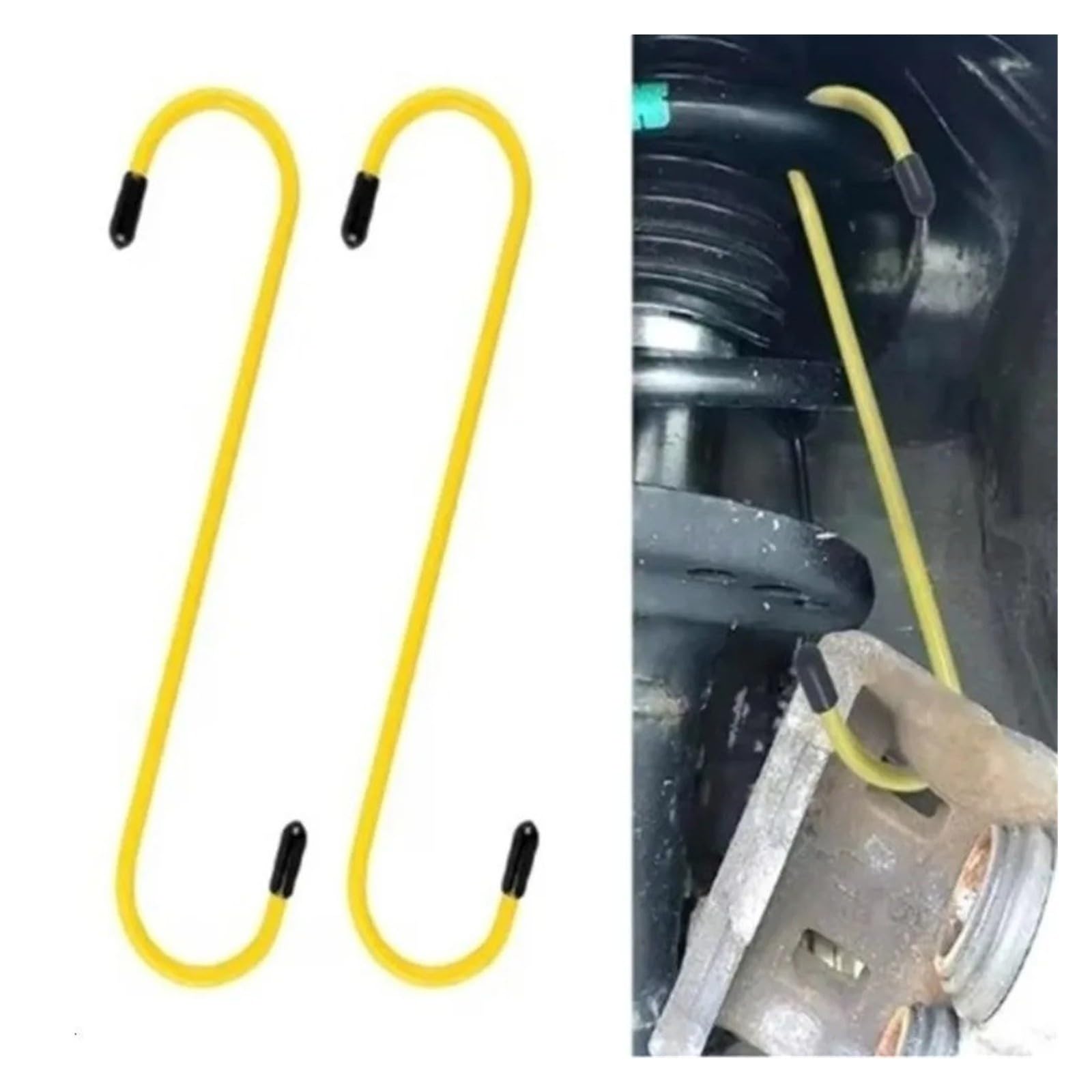 Herramienta de reparación de suspensión para coche, con forma de S