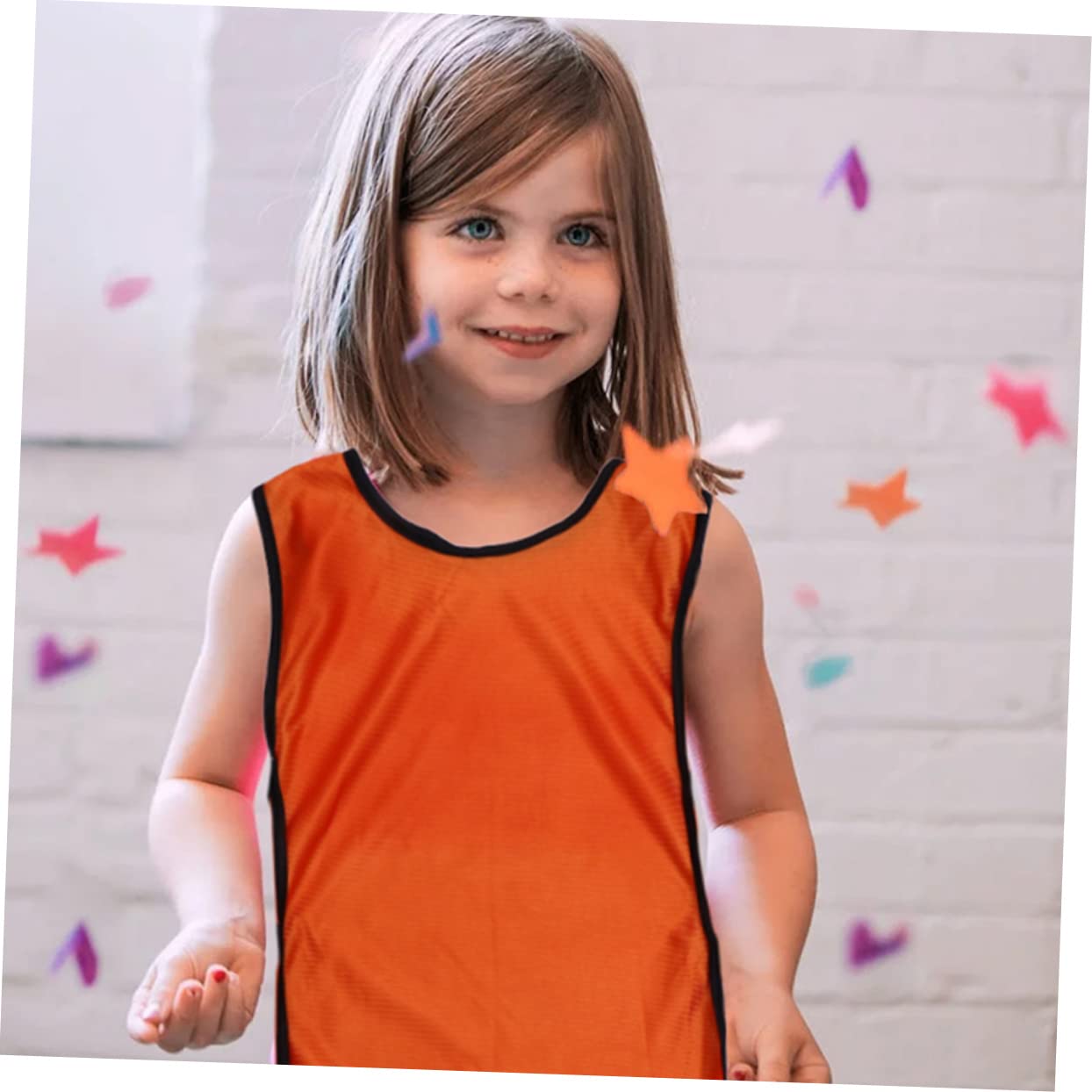 NAMOARLY Convenient Sports Vest Set 12pcs Boys and Girls Vest Training Soccer Pinnies