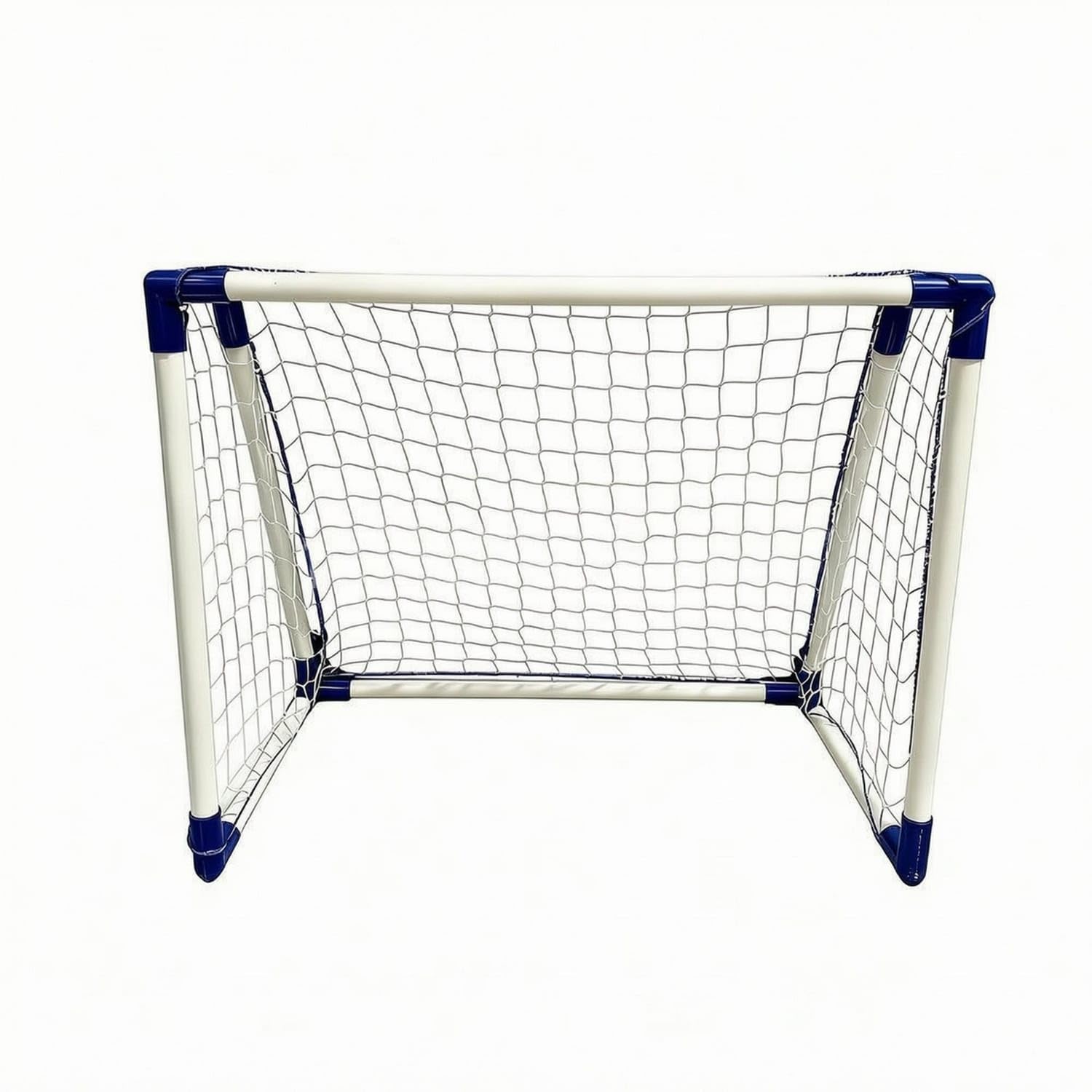 PVC Frame Kids Soccer Goal Set Blue Joints Foldable Soccer Goal Set for Training, PVC Goal-image-11
