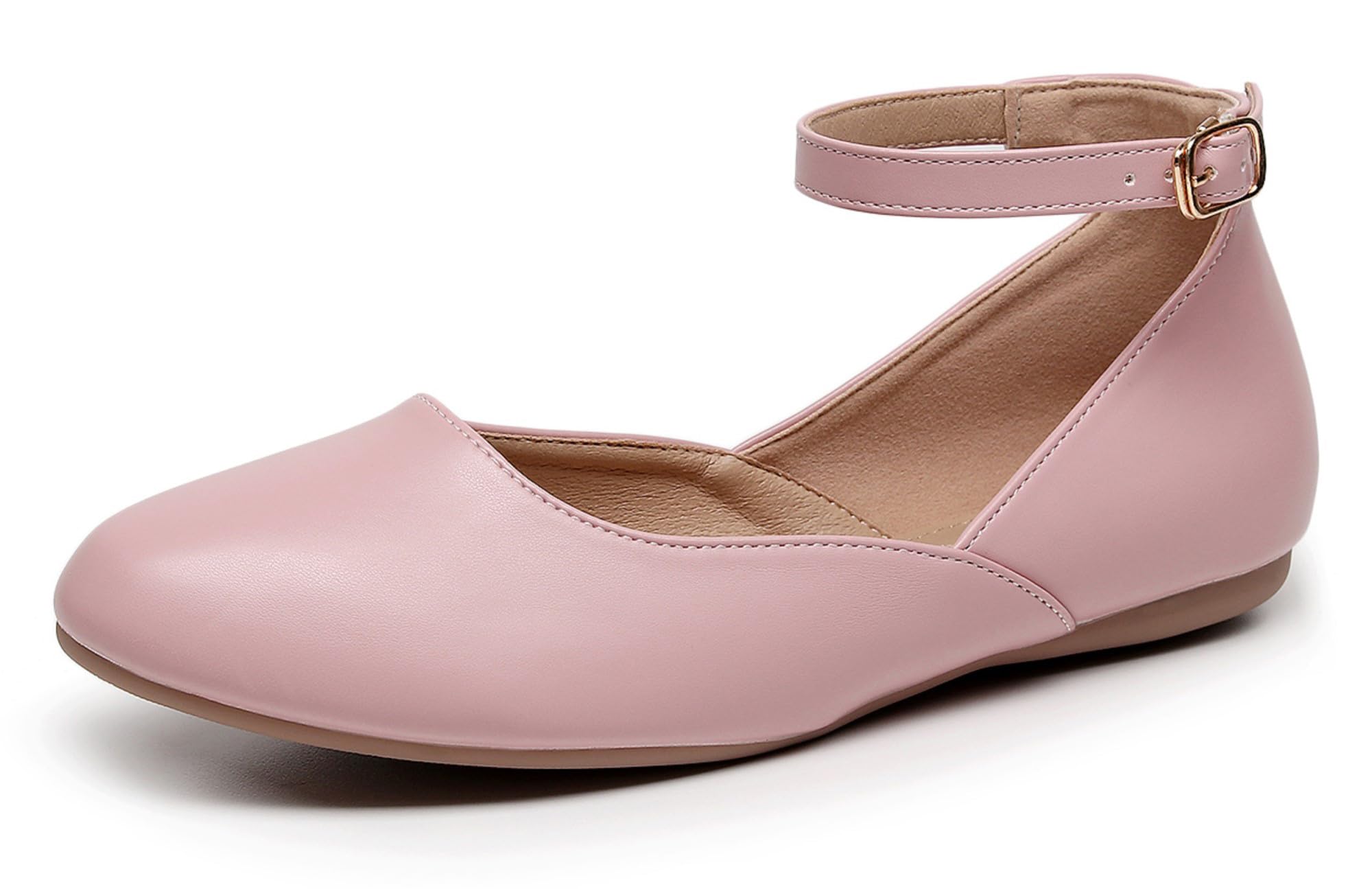 VenusCelia Women's Serenity Strap Flats Shoe