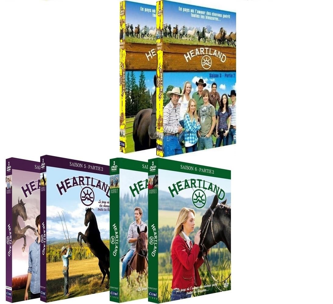 Coffret DVD - Heartland - Intégrale des saisons 3 - 5 - 6 (18 DVD) - (Edition Française)