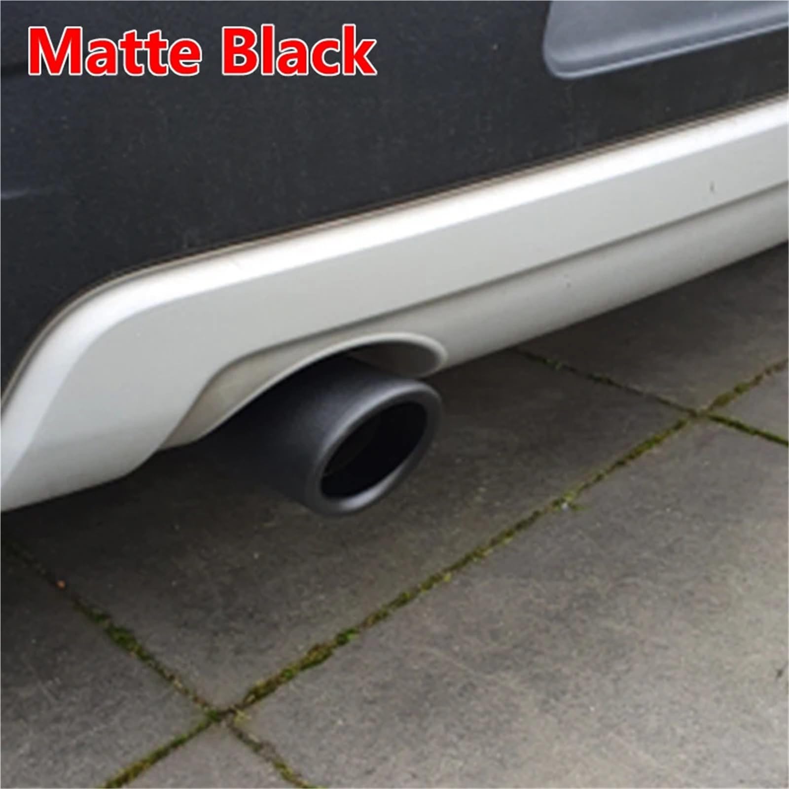 Car Silencer Pasuje do Bmw 3-seria F30 F31 F32 5-seria F10 F11 F18 520i 75mm Carbon tylny wydech samochodu rura wydechowa tłumik gardło(2pcs Blue)