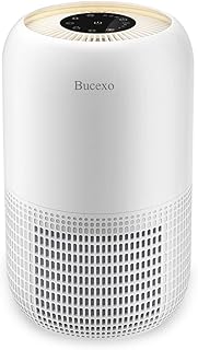 Air Purifiers for Home Allergies and Pets, H13 True HEPA Filter Air Purifier Removes 99.97% Smoke,Dust,Pollen,Odor,Air Cleaner for Bedroom with Pet Mode,Quiet Sleep Mode,Night Light