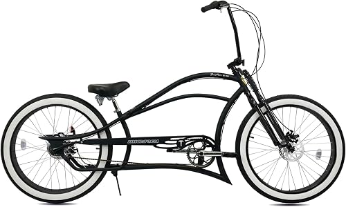 Micargi GT7/3I cruiser bike, 3i DCmatte black polished