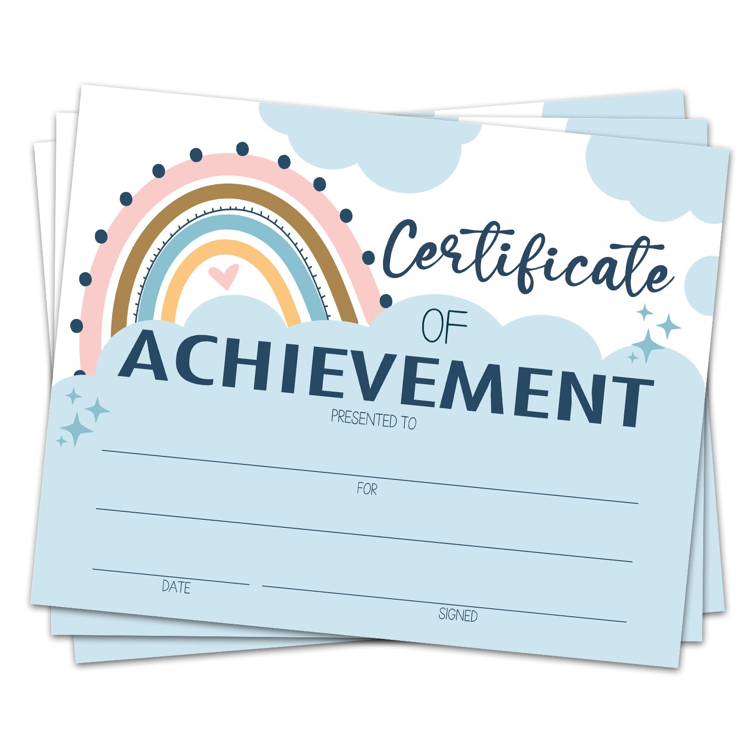 Buy 25 Pcs Students Kids Certificate of Awards, Boho Certificate of ...