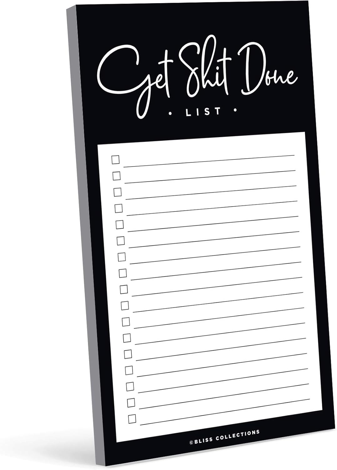 Bliss Collections get shit done list notepads