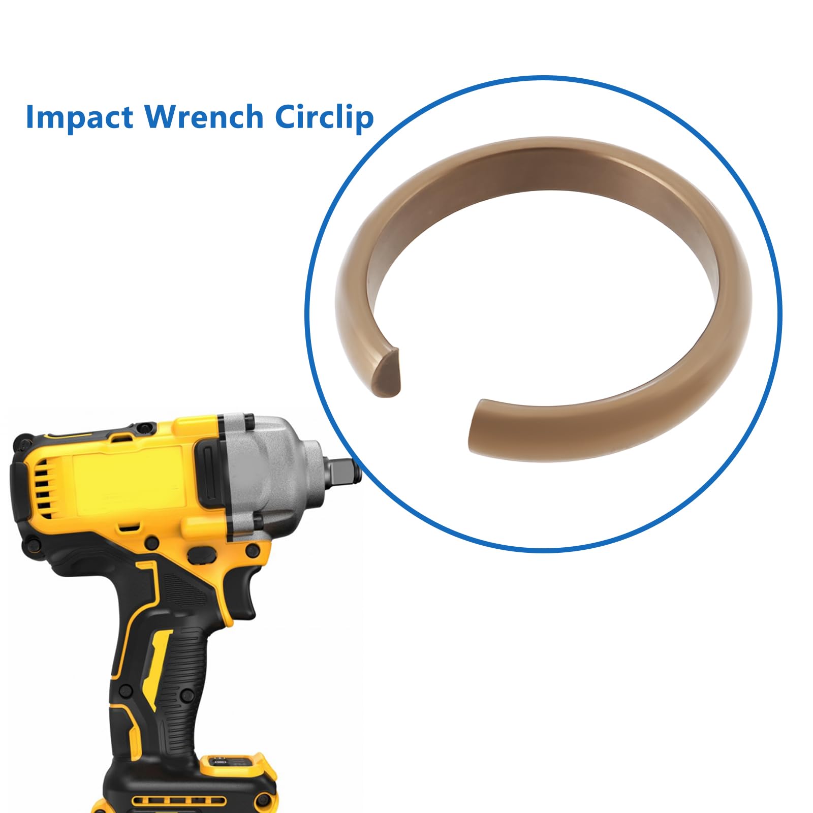 LT Easiyl 2Pcs Impact Wrench Circlip 086947-00 Compatible with DeWalt DCF891P2G DCF891P2LR DCF891P2 - Image 2