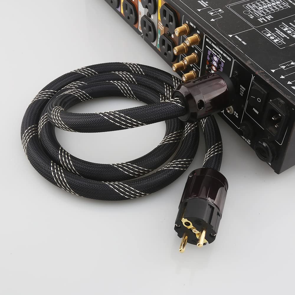 Hola- Extremo de Cobre Puro Nosotros Cable de alimentación del Cable de alimentación Cable de Cable de alimentación eus Enchufe con la Figura 8 IEC C7 IEC Cable de energía DE Alta Fidel