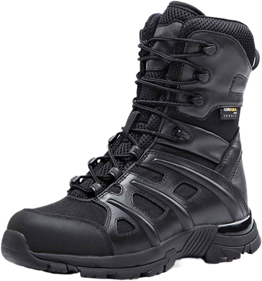 CLSQLXYJZC Men's Ultralight Tactical Military Boots, Outdoor Comfort Anti-collision Wear-resistant and Slip-resistant Hiking Shoes, Lace-up Sports Combat Boots
