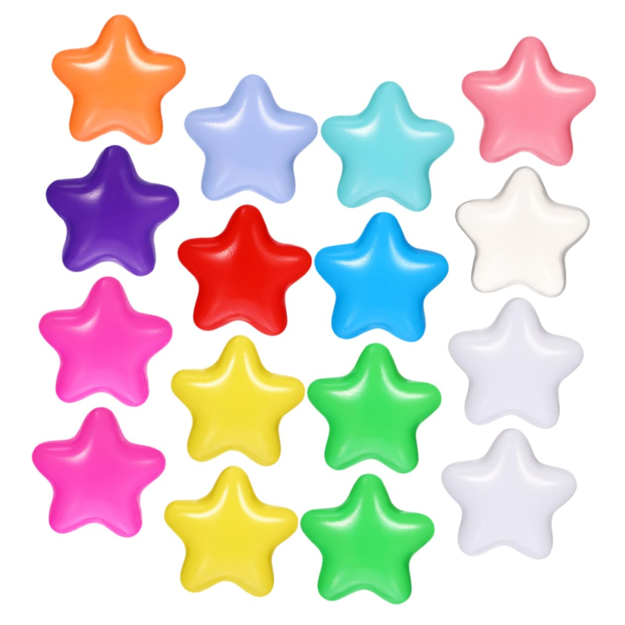 LIOOBO 200Pcs Star Designed Ocean Balls Adorable Crush Resistant Pits Balls for Playtime Safe and Fun Party Playthings