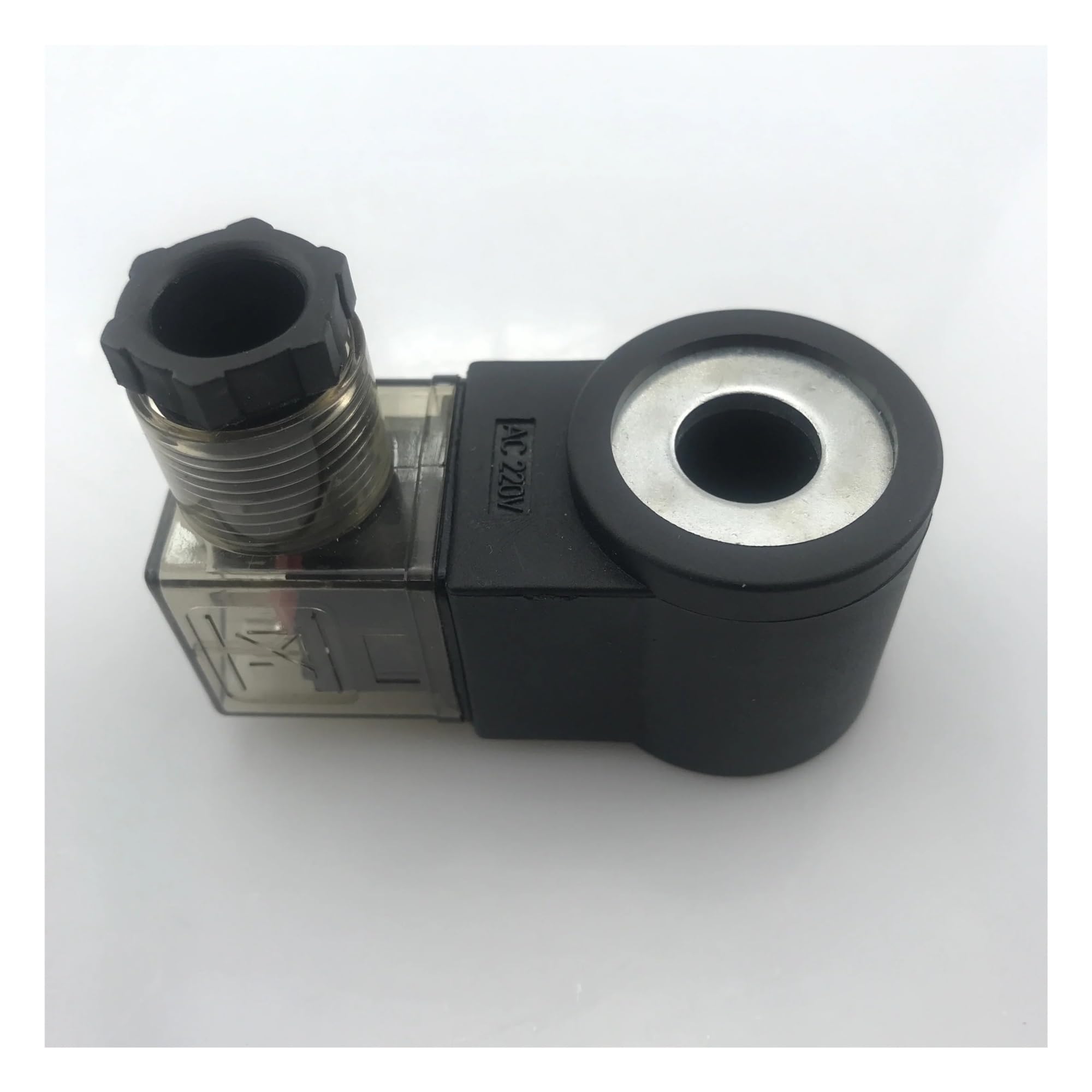 CXFCIHFT 1pcs Solenoid valve coil Lift electric pressure relief valve coil inner hole 13mm height 37mm DC24V DC12V AC220V(With line,DC12)