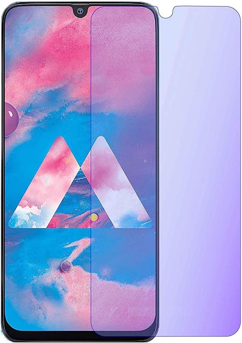 NISHTECH 2.5D Anti Blue (Eye Protect) tempered glass for Samsung Galaxy F41, M31, M30s, M30, A50, A50s, A30, A20, M10s With Full Screen Coverage (except edges) and easy installation kit