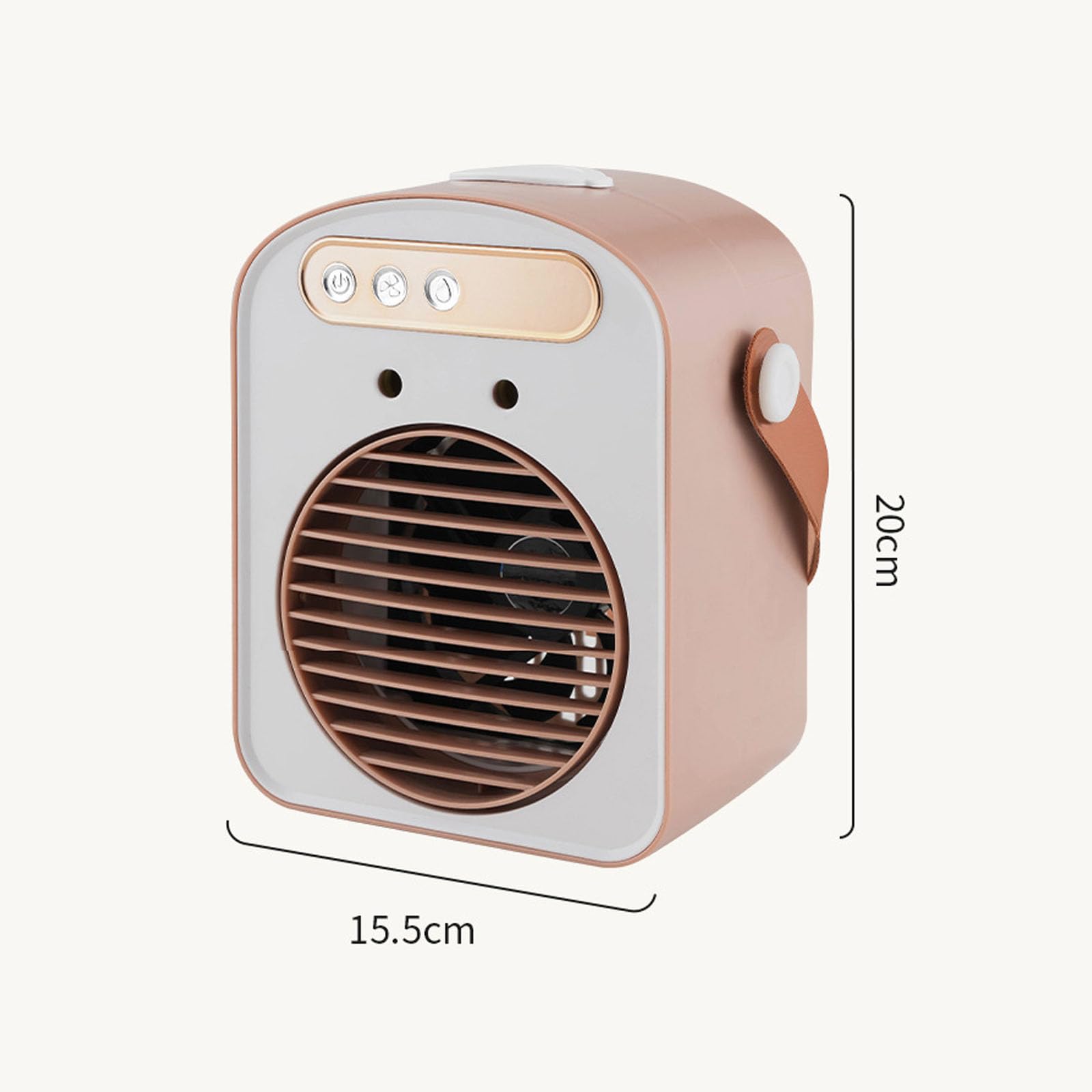 Soplador Vertical de bajo Consumo con indicador de Fluido Visible y Ventilador de nebulización trilateral con batería de Larga duración de 1300 mAh