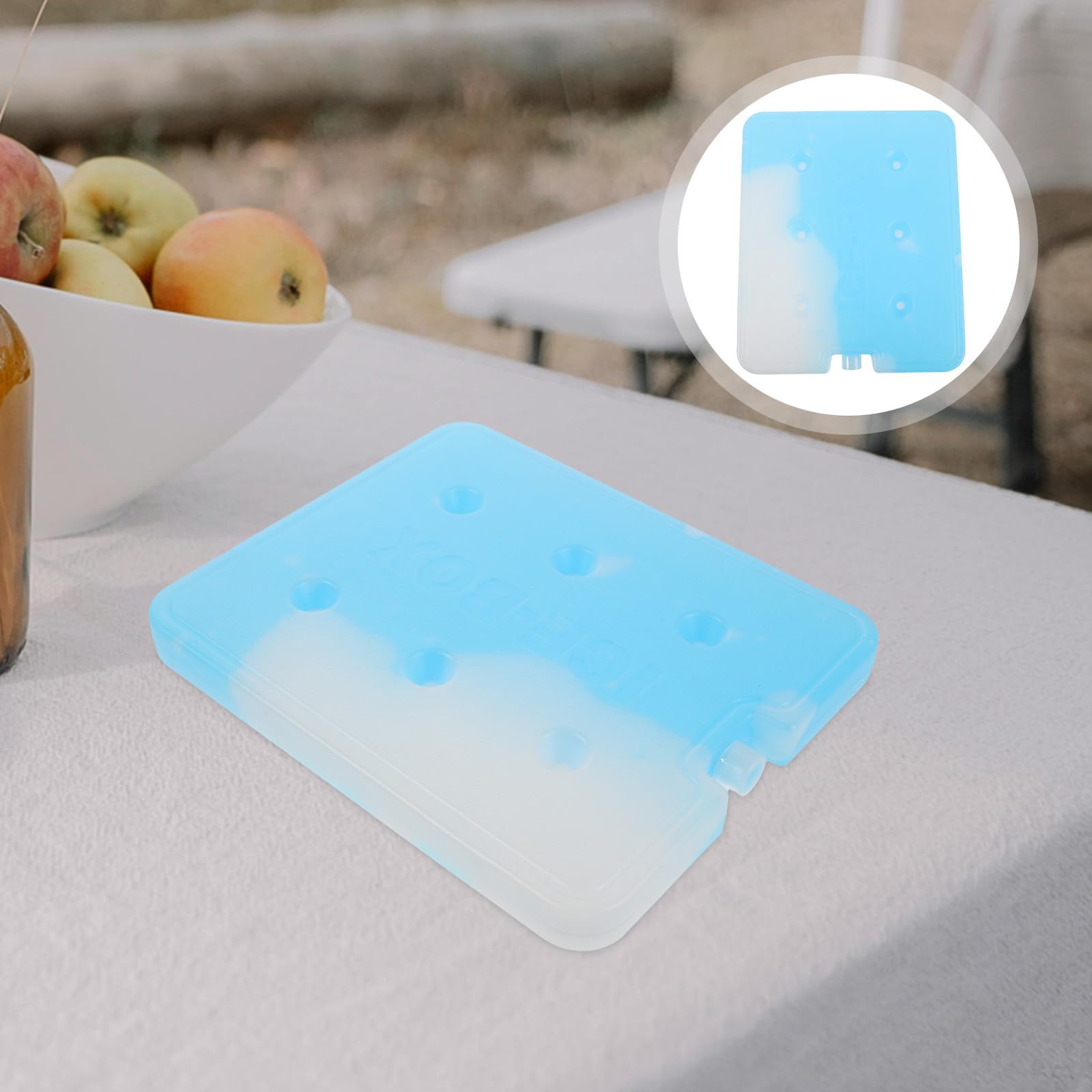 Ciieeo 2 Pièces Poche de Glace Bleue Réutilisable 900ml, Grosse Capacité