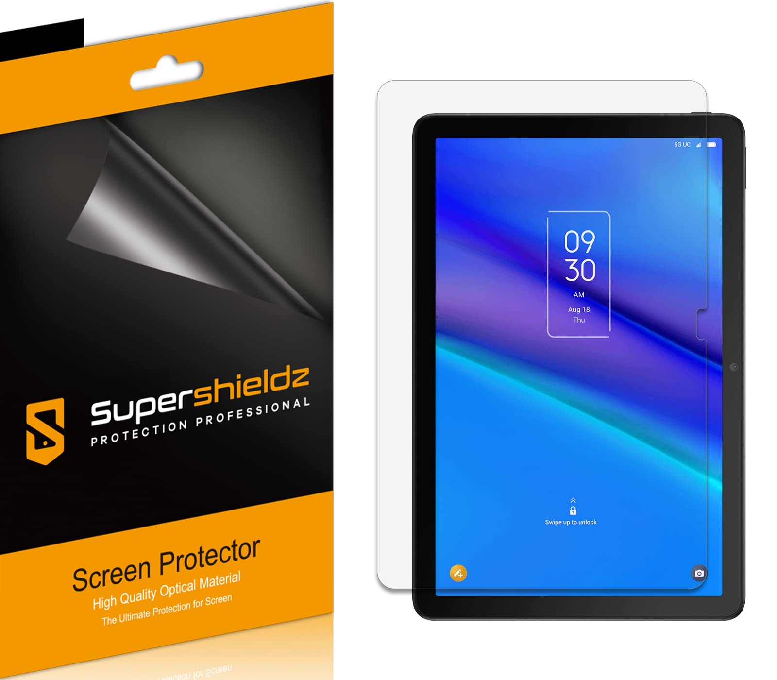 Supershieldz (3 Pack) Designed for TCL Tab 10 5G / TCL Tab 10s (10.1 inch) Screen Protector, High Definition Clear Shield (PET)