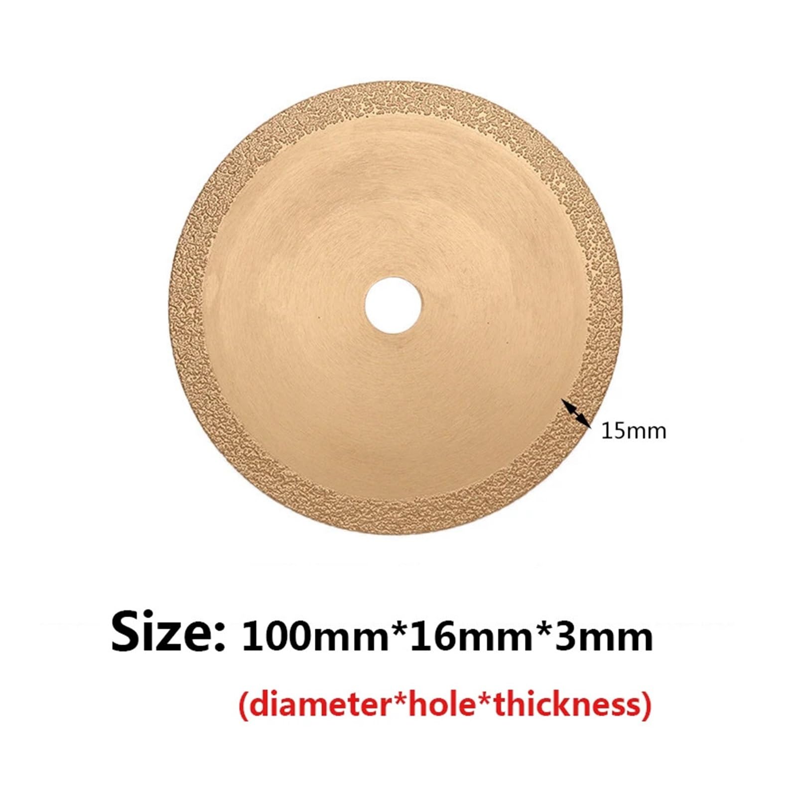 Disco de molienda de corte de 4 "5" 6 "7" rueda de fundición de hierro de 100~180mm for pulido de corte de cerámica de piedra de Metal(125x22.23x3mm)